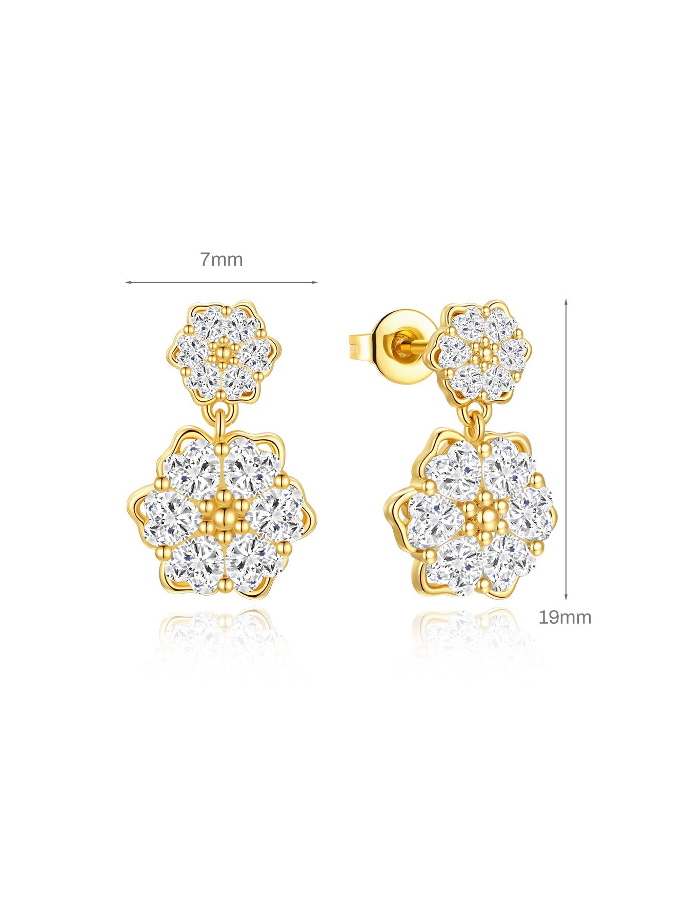 フローラルラブ ジルコンピアス