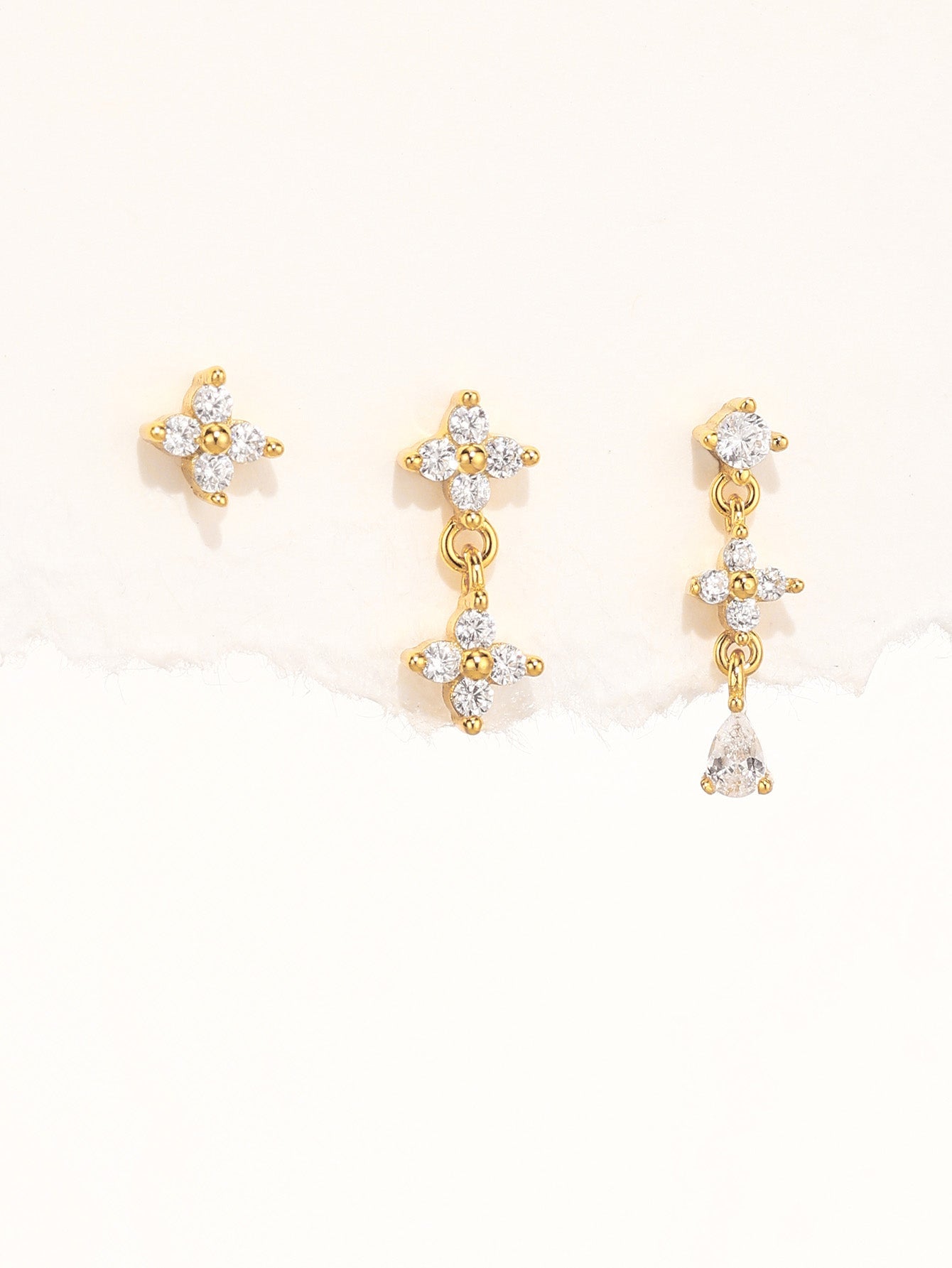 シルバーフラワードロップシリーズ