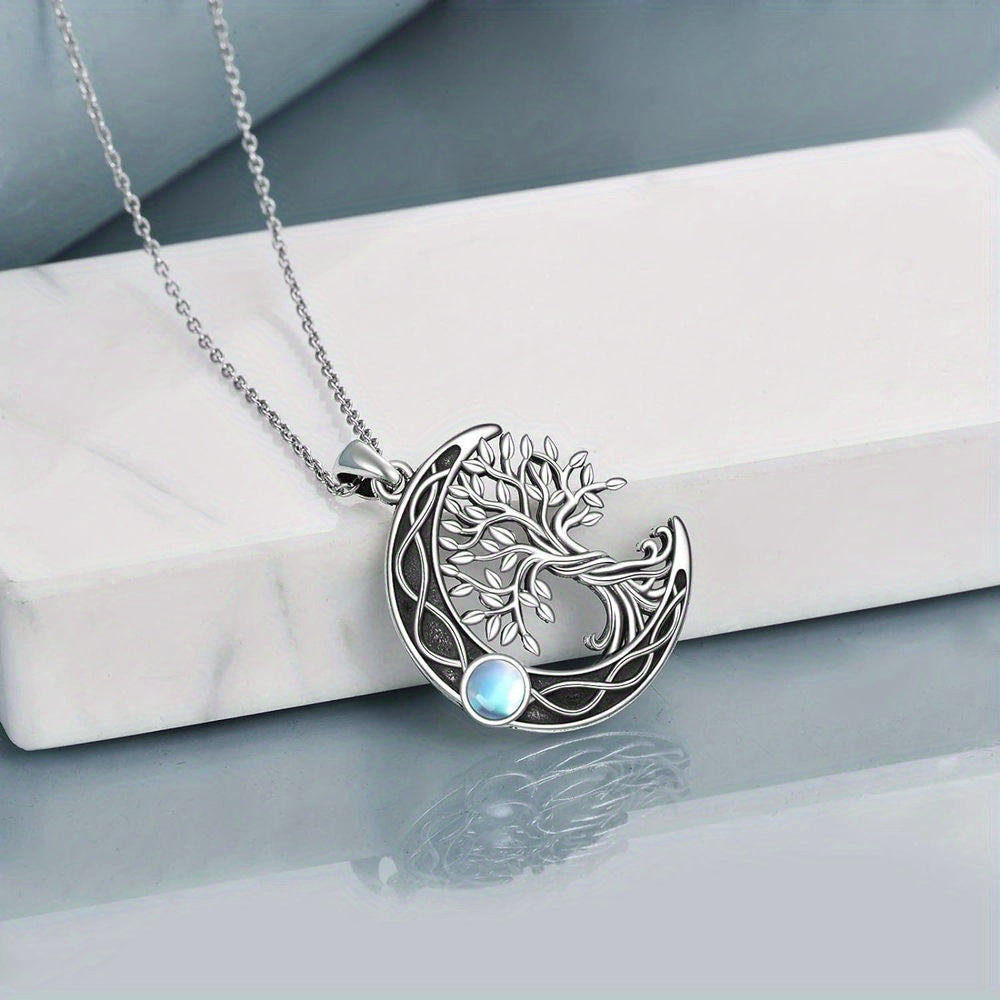 ケルティックツリー&ムーンネックレス