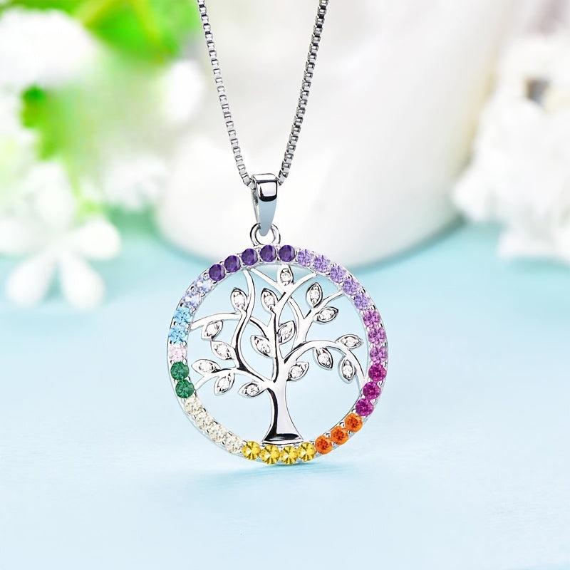ハート型ツリー・オブ・ライフ ネックレス
