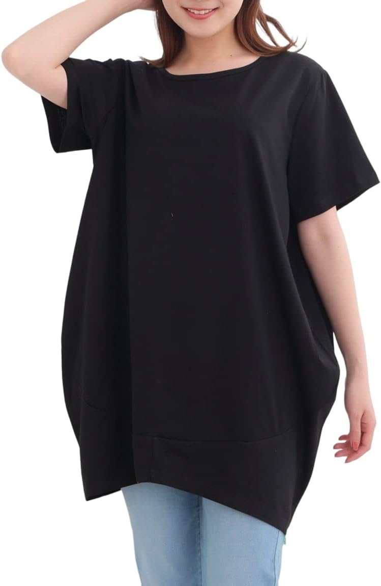 コクーンチュニックドレス