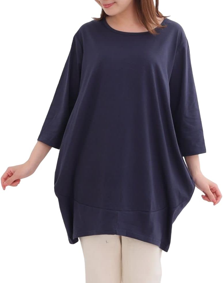 コクーンチュニックドレス