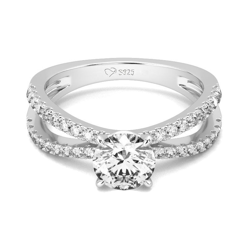 シャンク ラウンドカット リング