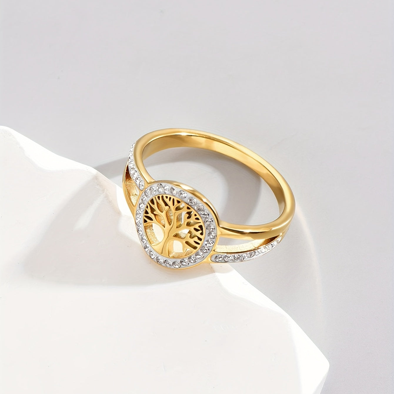 メンズ ツリーパターン リング