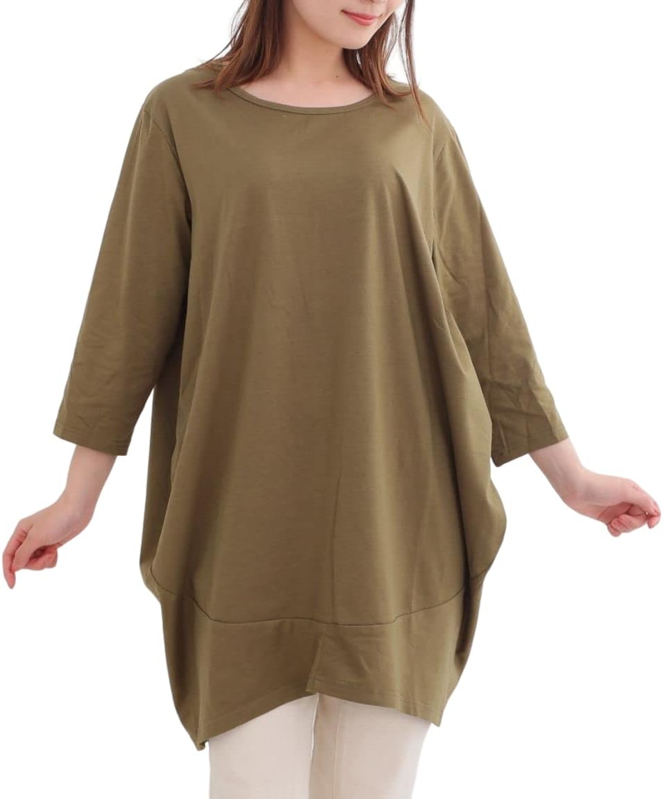 コクーンチュニックドレス