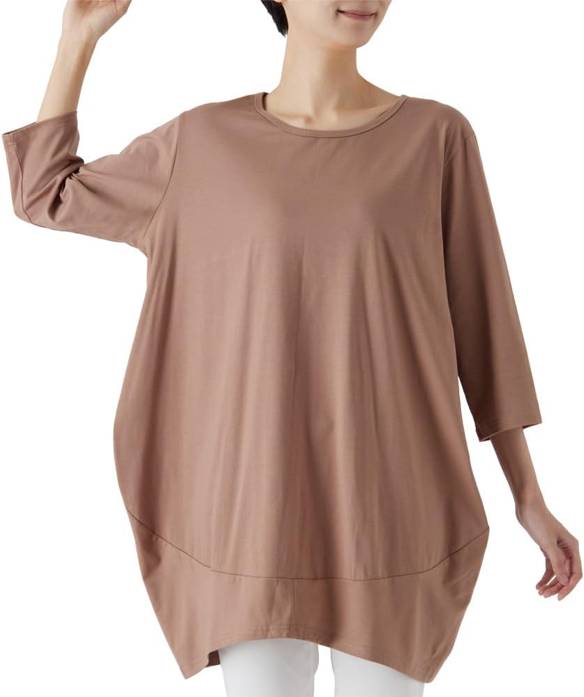 コクーンチュニックドレス