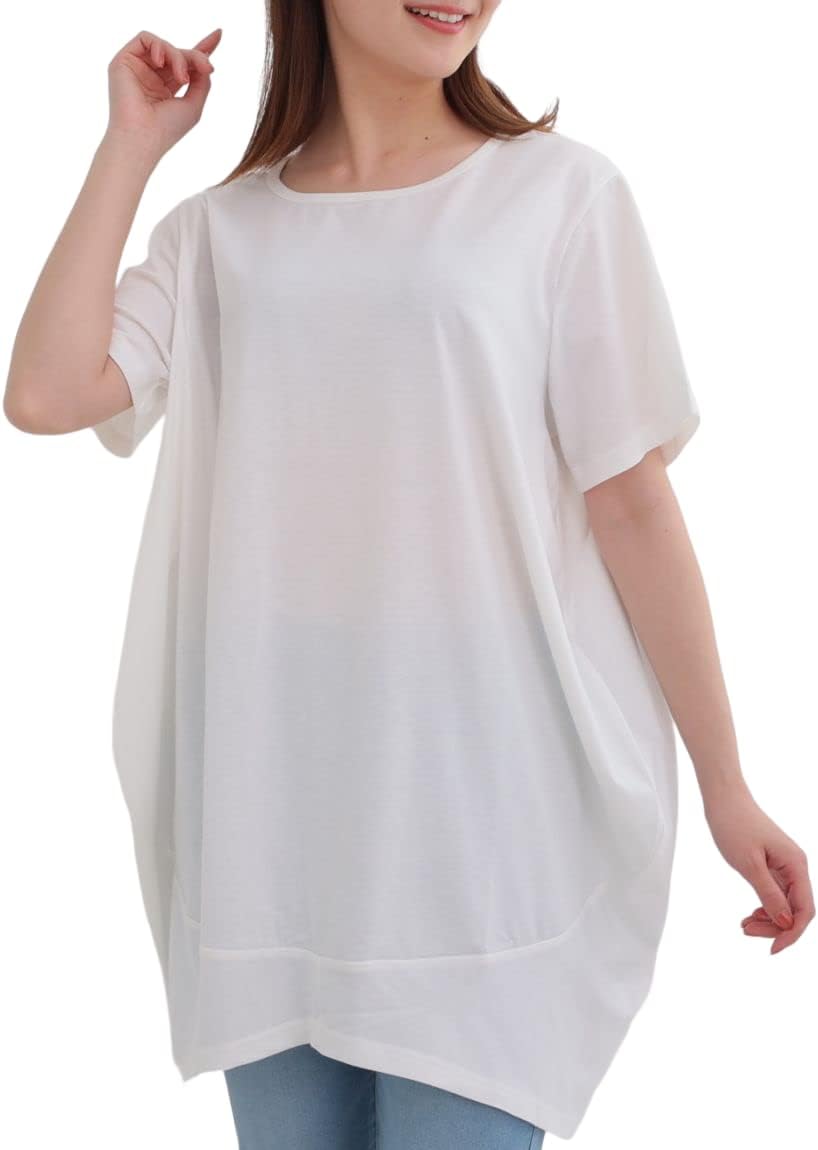 コクーンチュニックドレス