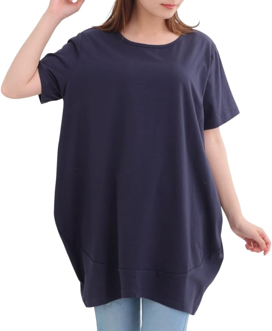 コクーンチュニックドレス