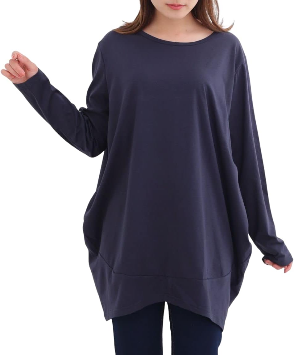 コクーンチュニックドレス