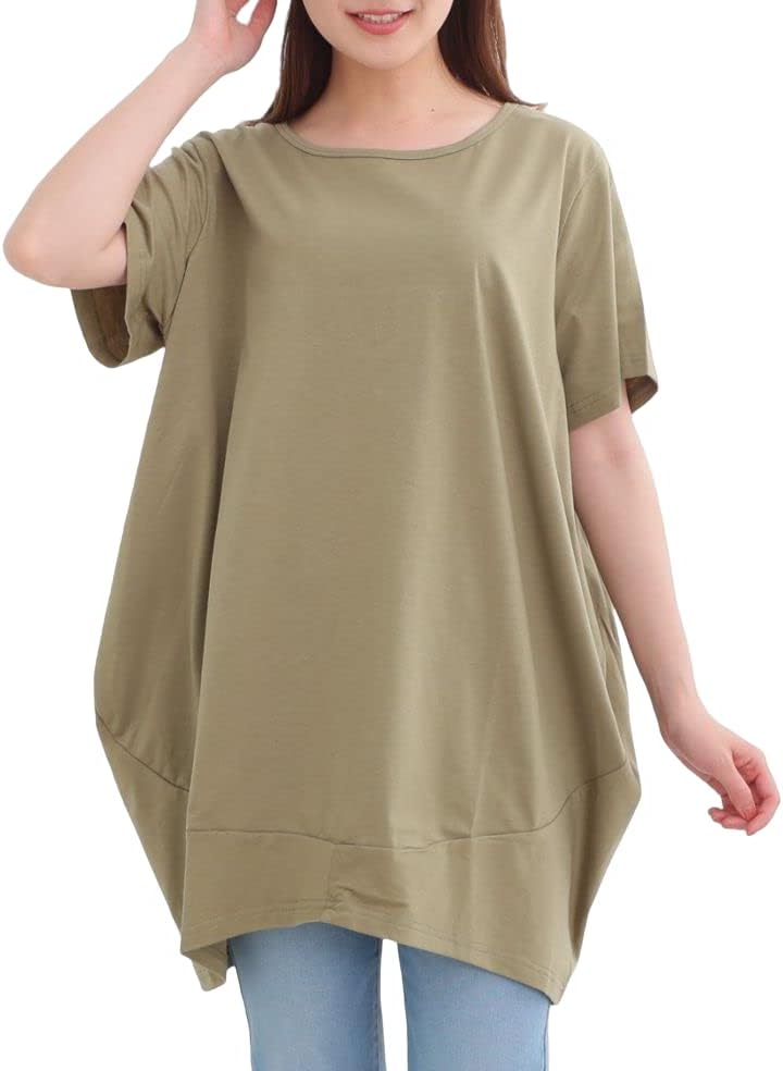 コクーンチュニックドレス