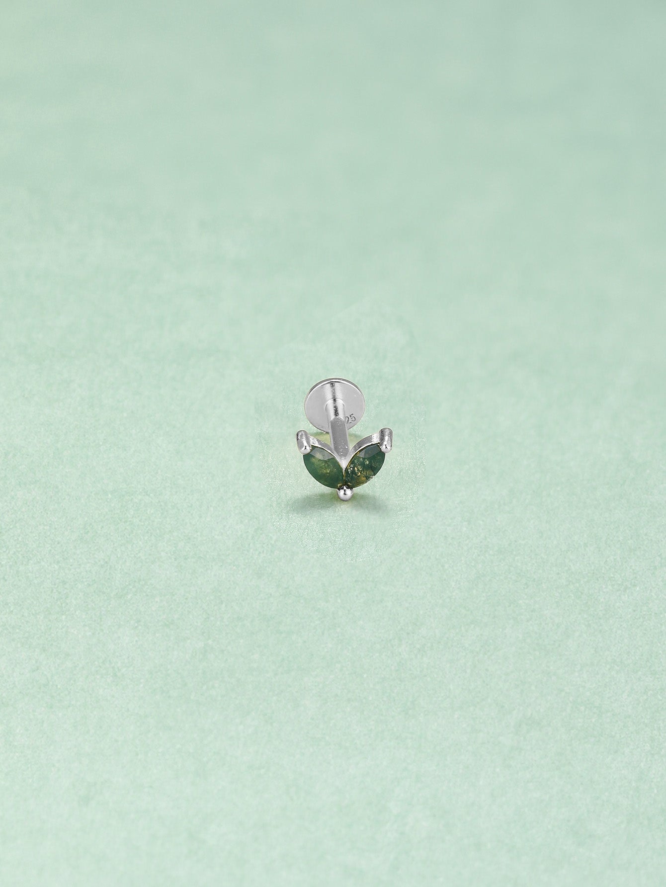 ダブルアゲートイヤースタッド