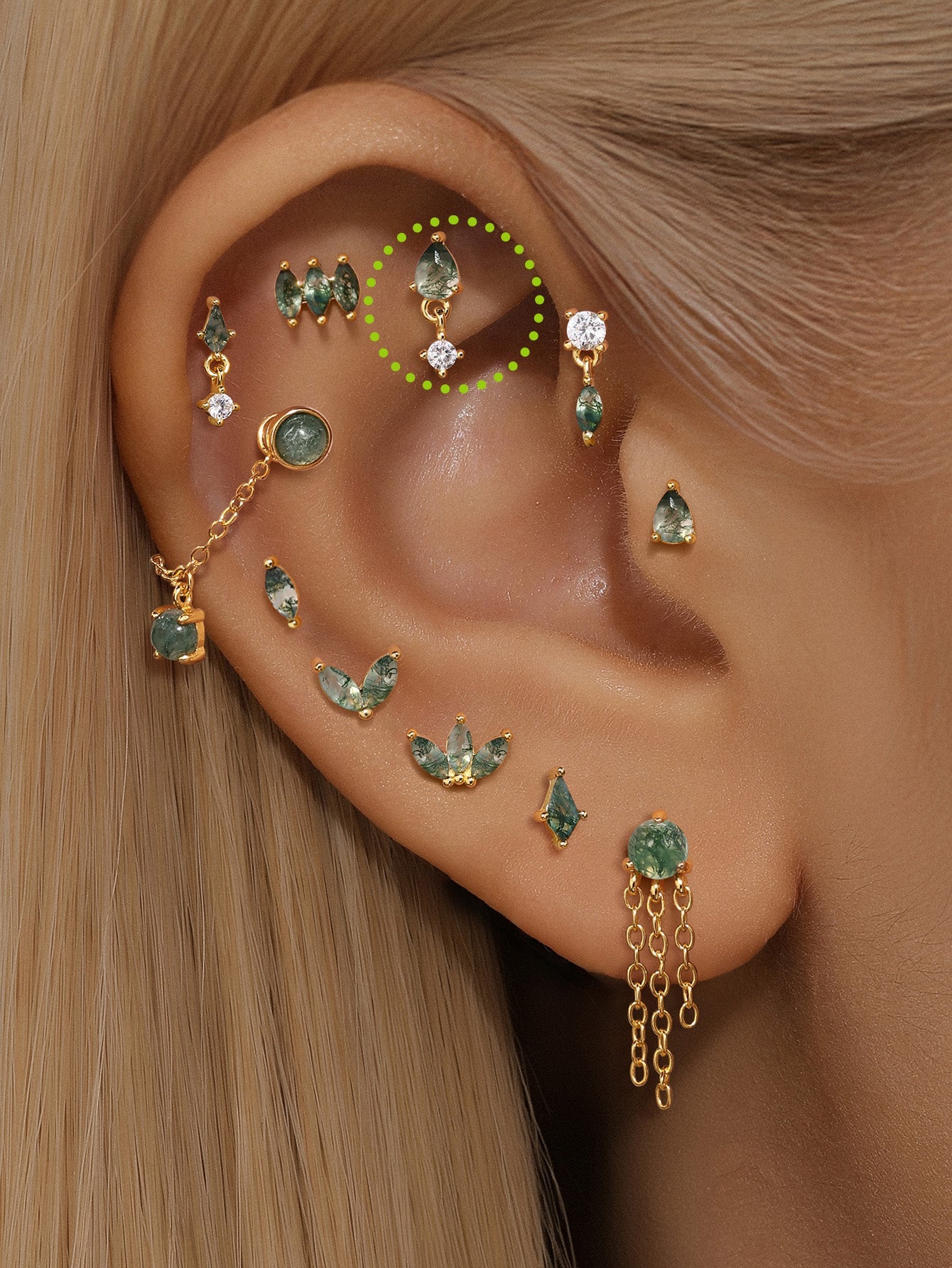 プチペンダント シルバースタッド