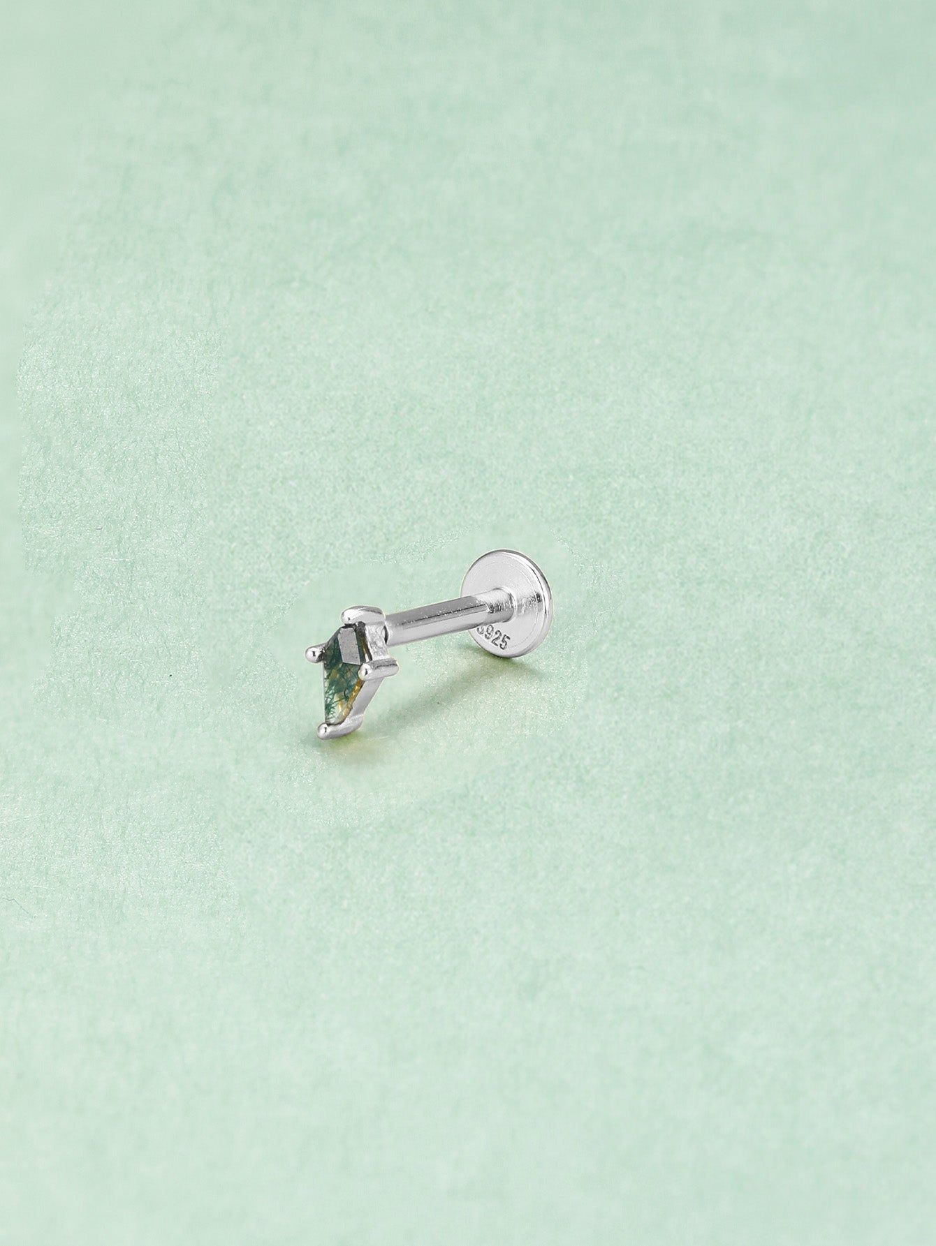 ミニアゲートスタッドピアス