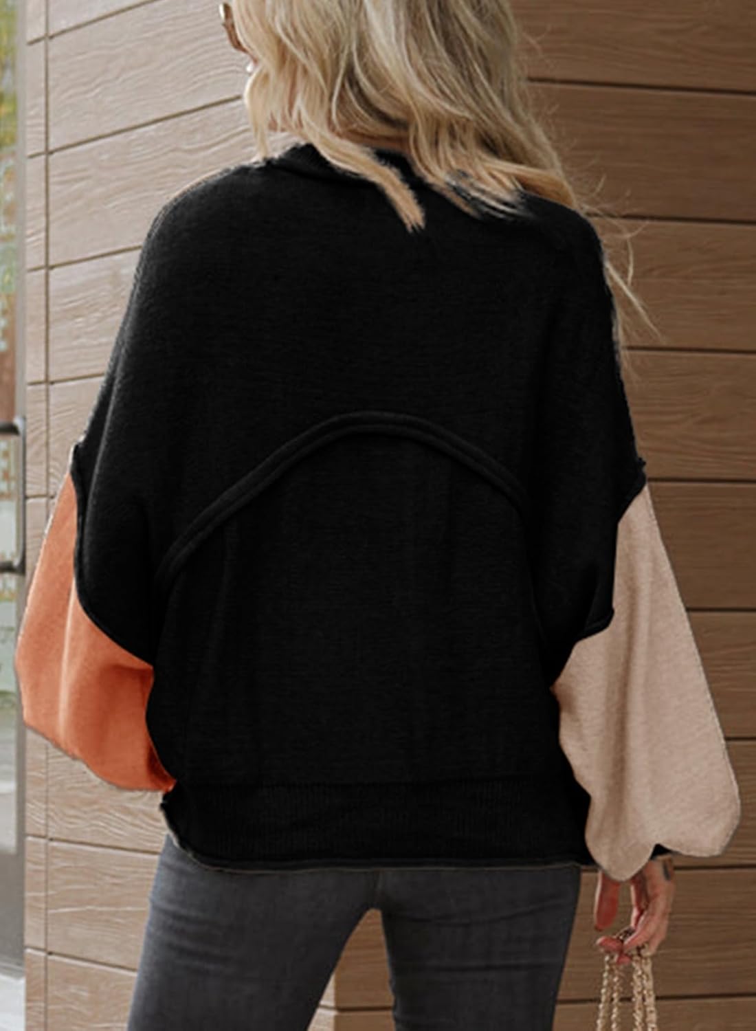 ランタンプルオーバーセーター