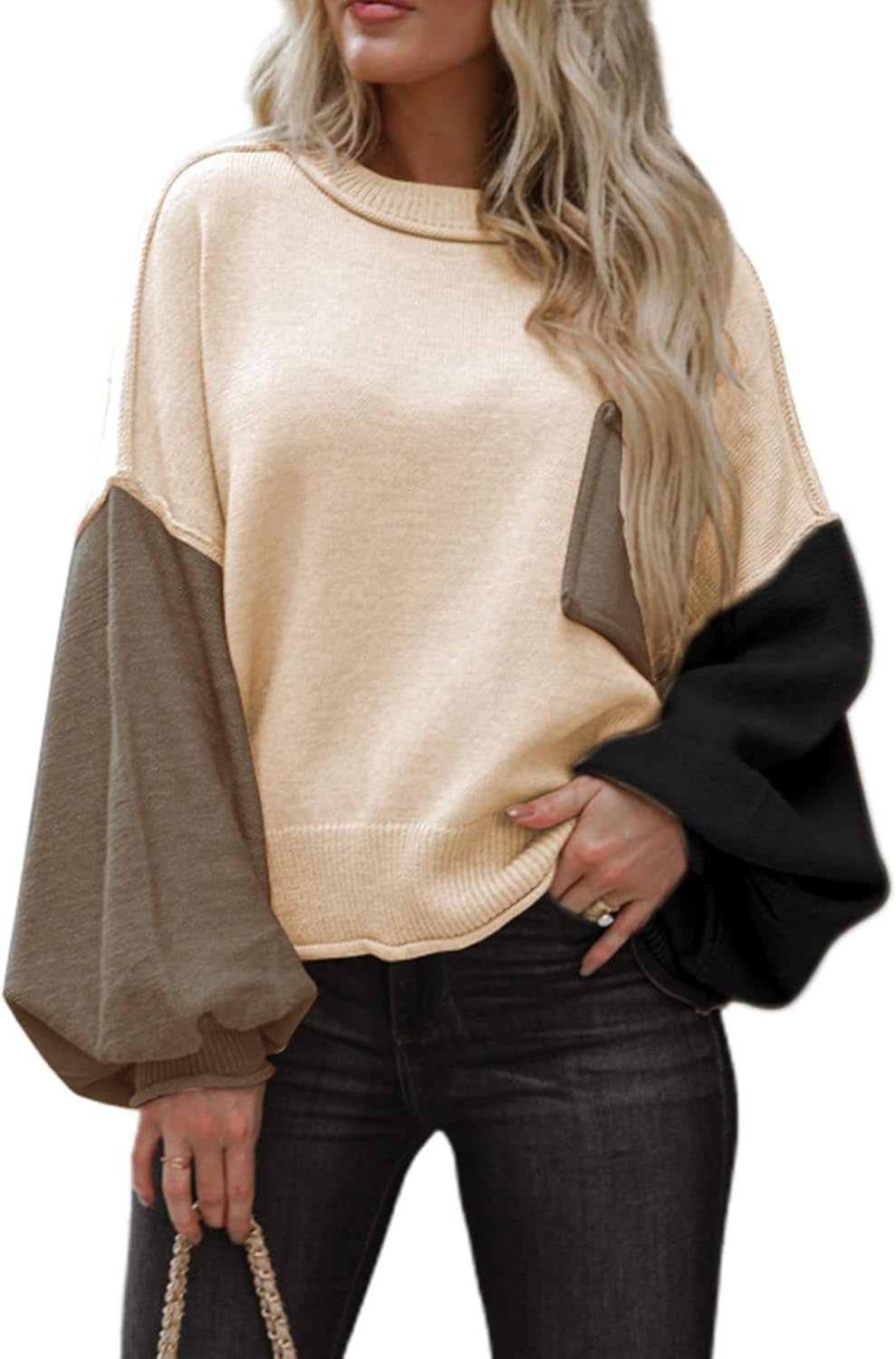 ランタンプルオーバーセーター