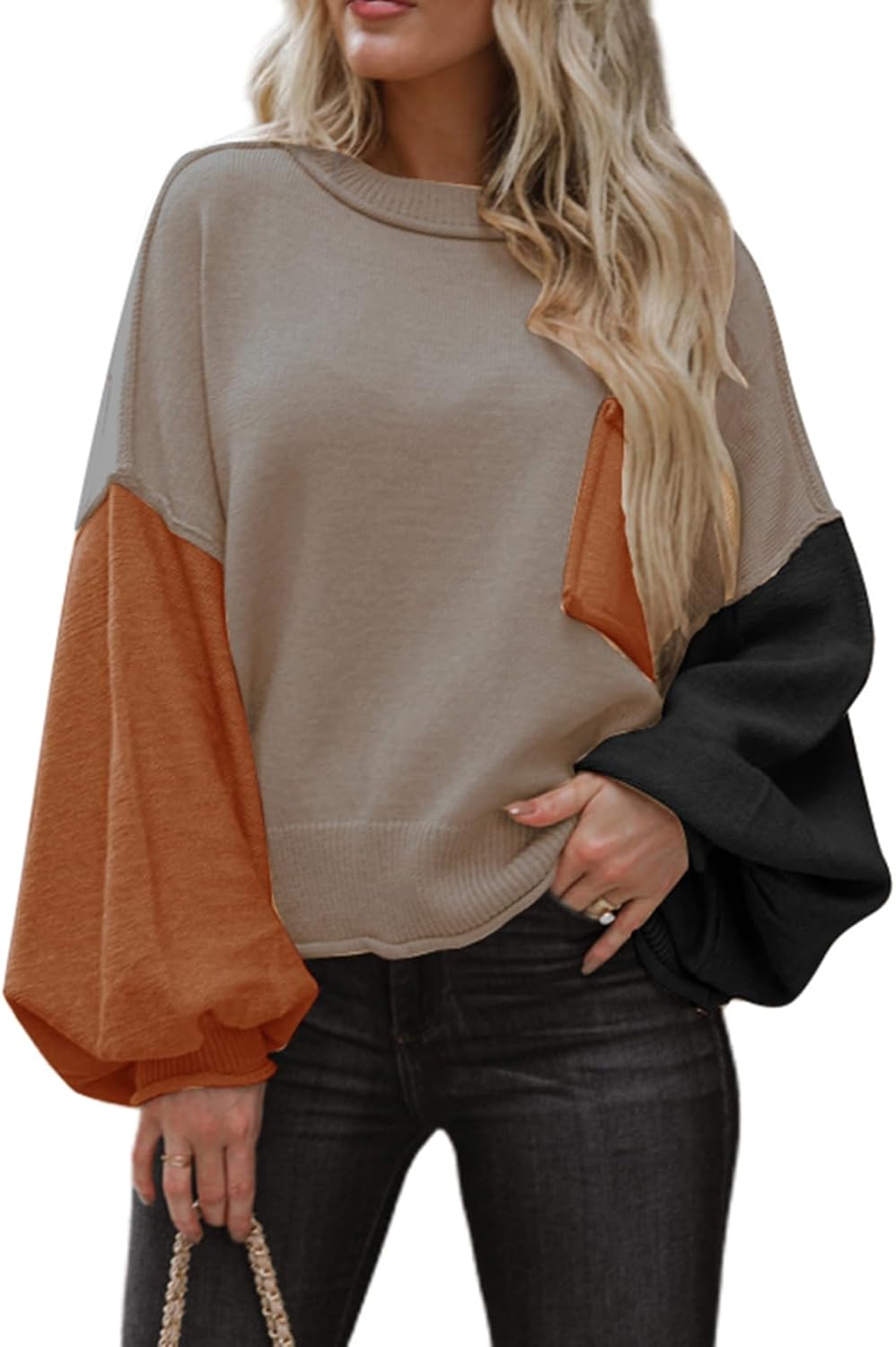 ランタンプルオーバーセーター