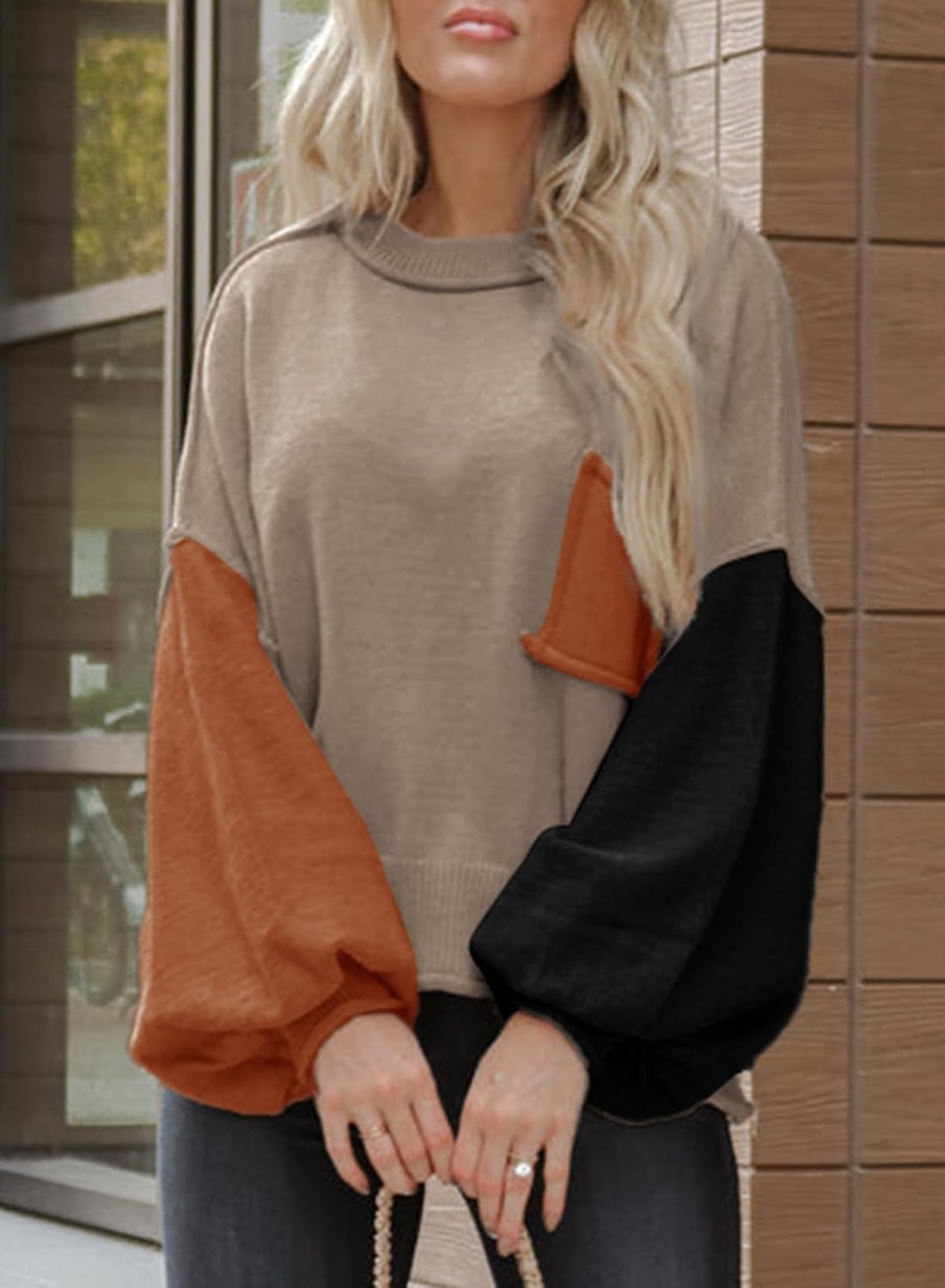 ランタンプルオーバーセーター