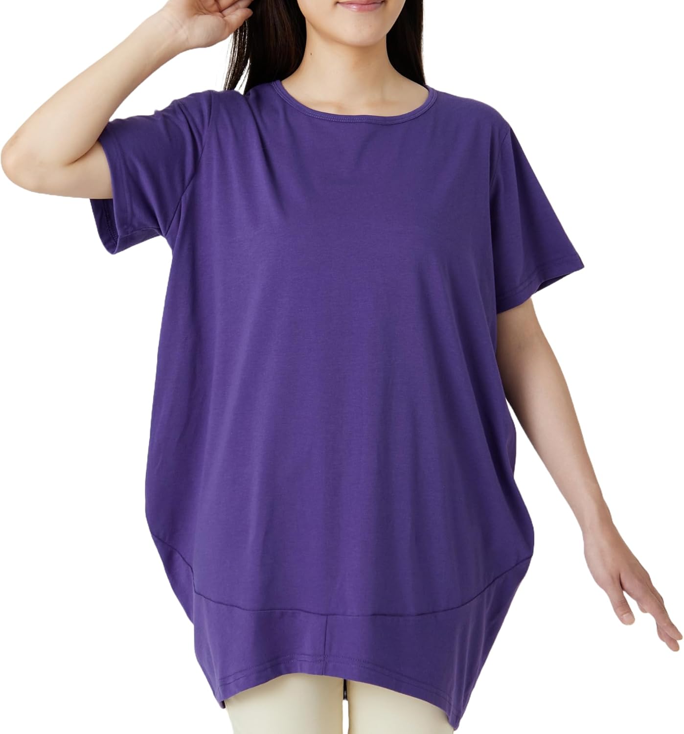 コクーンチュニックドレス