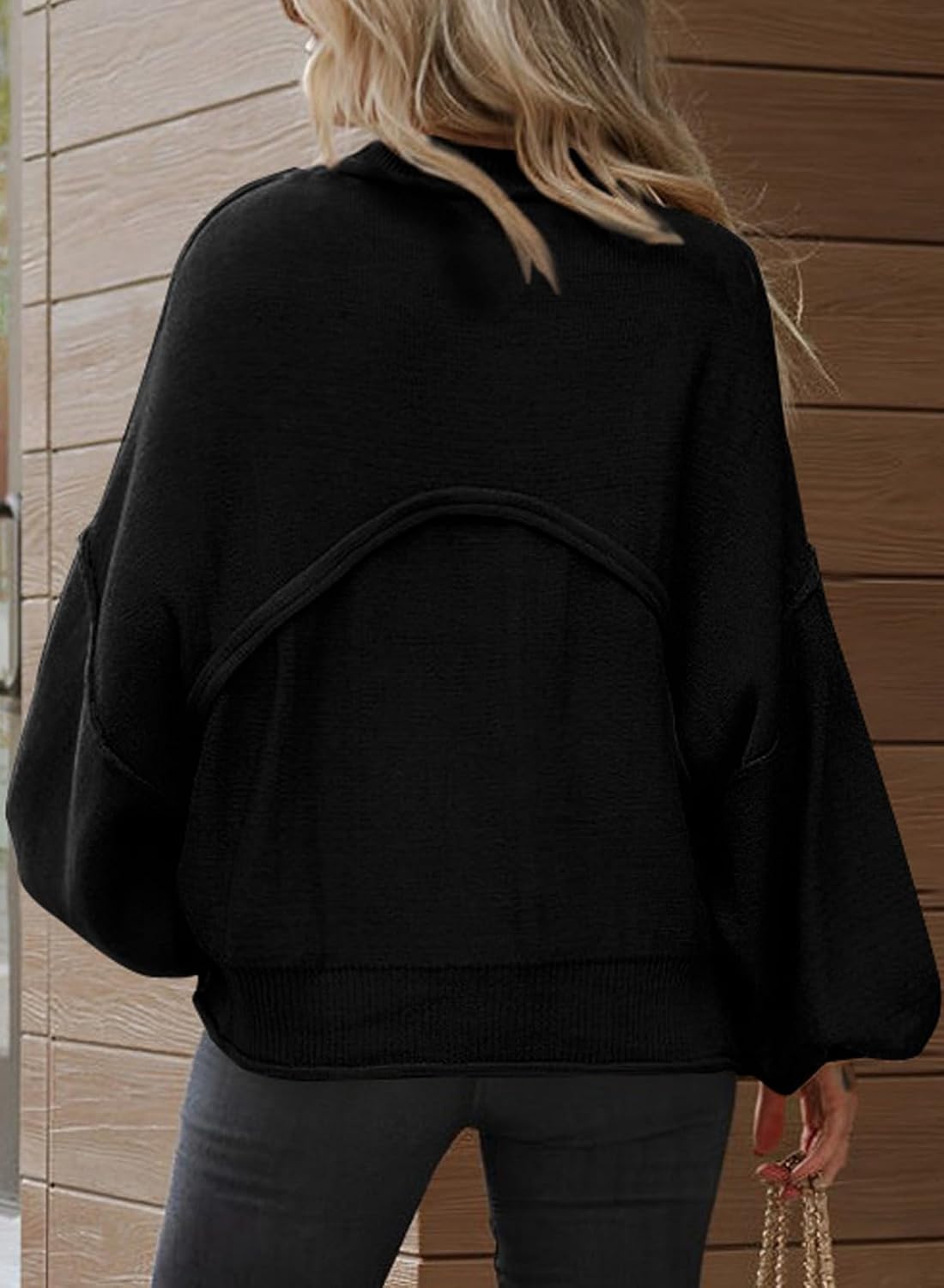 ランタンプルオーバーセーター