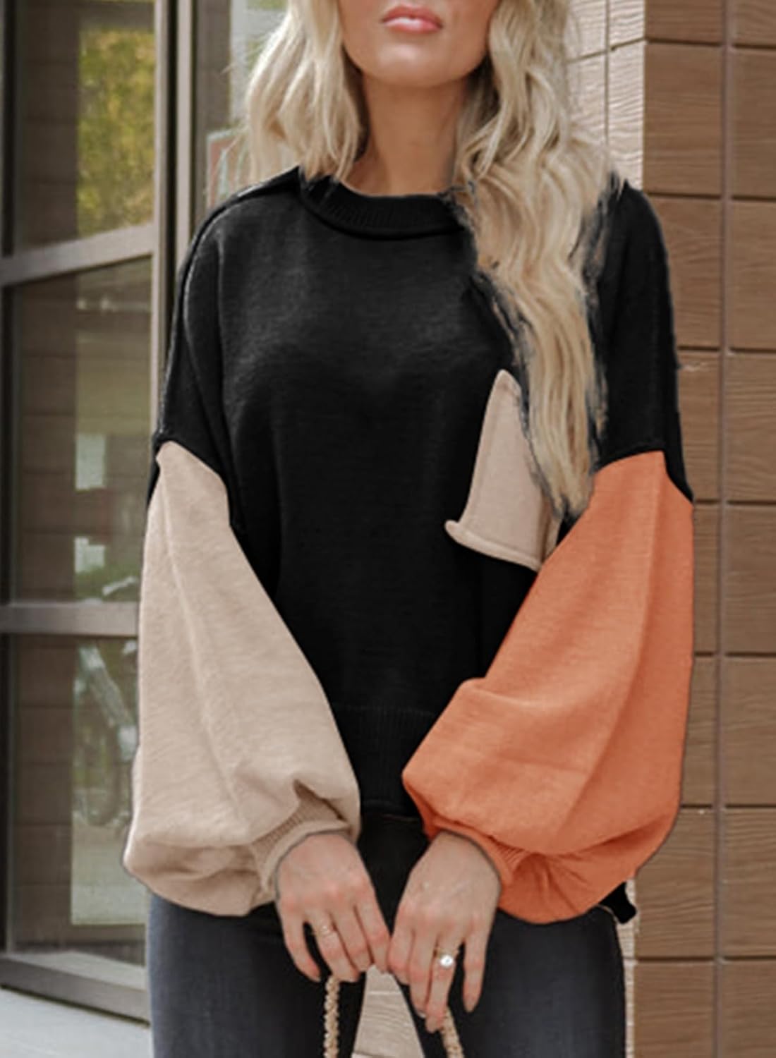 ランタンプルオーバーセーター