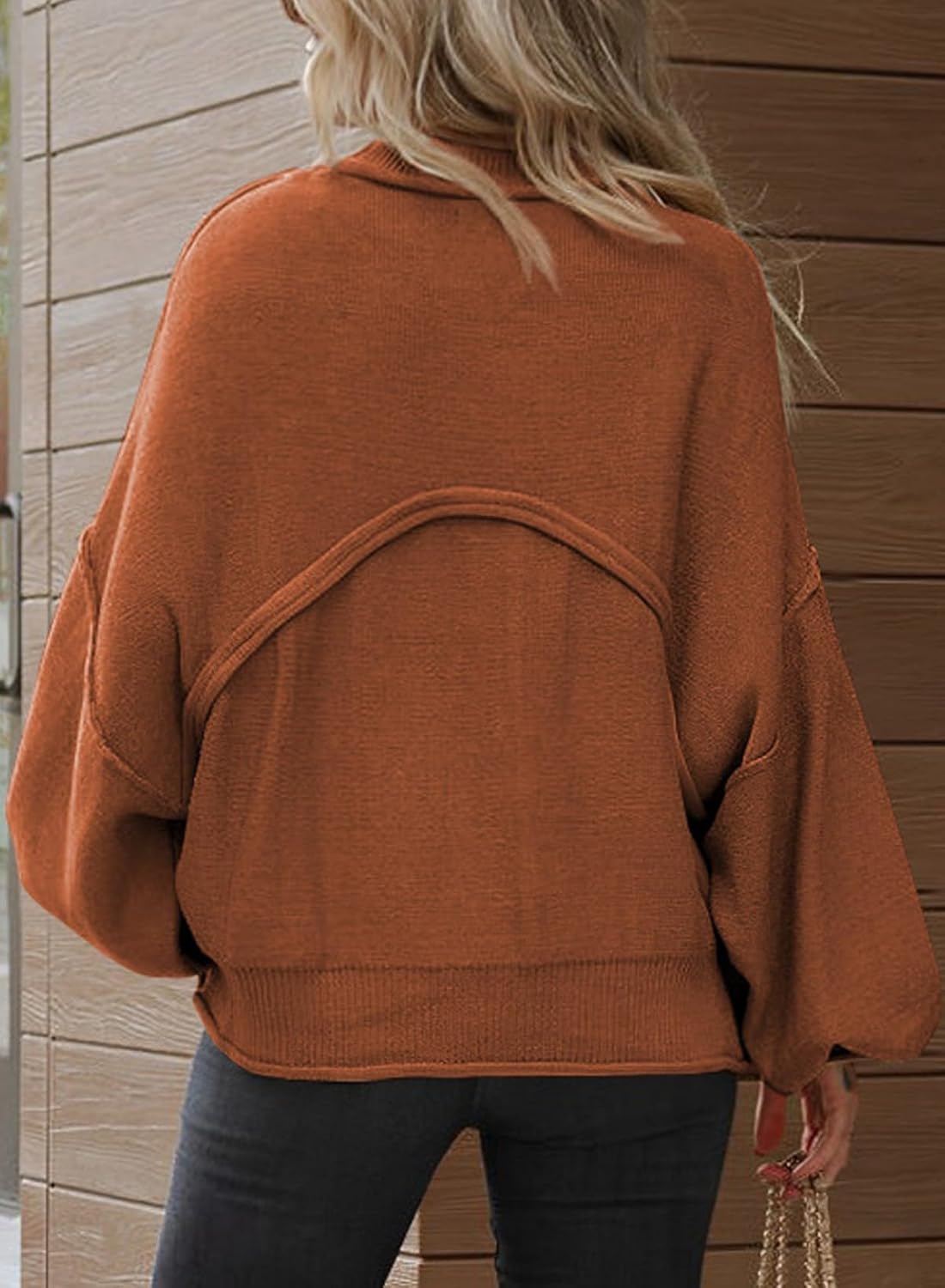 ランタンプルオーバーセーター