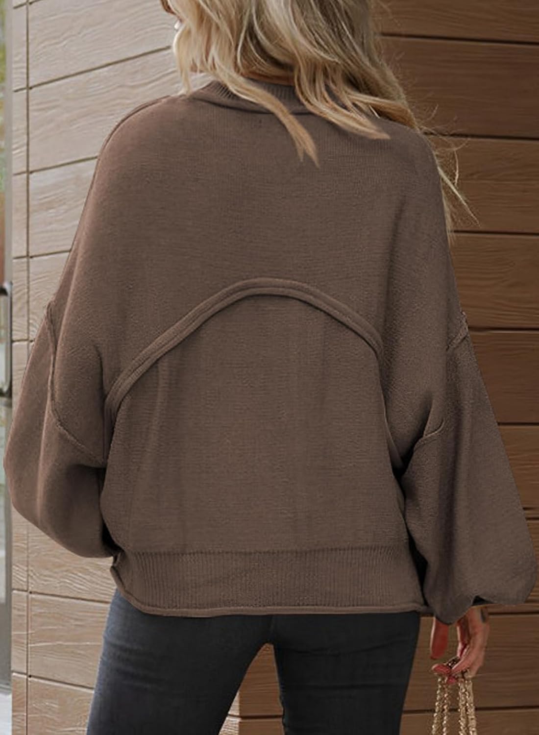 ランタンプルオーバーセーター