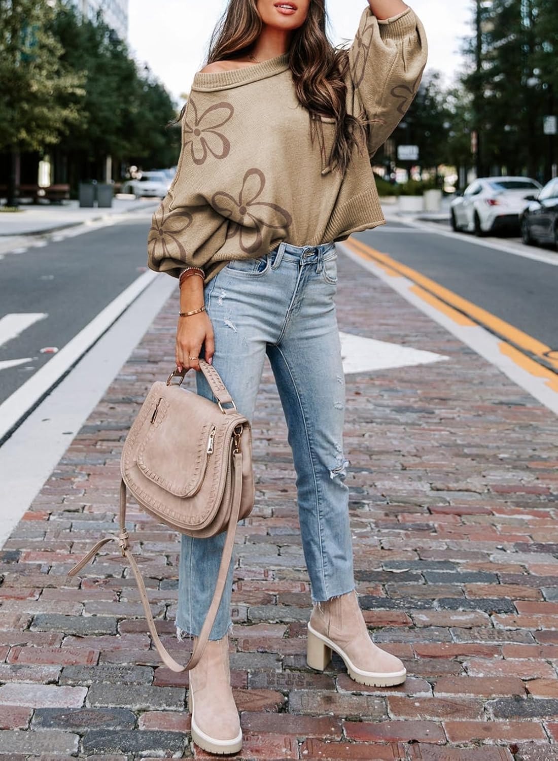 ランタンプルオーバーセーター