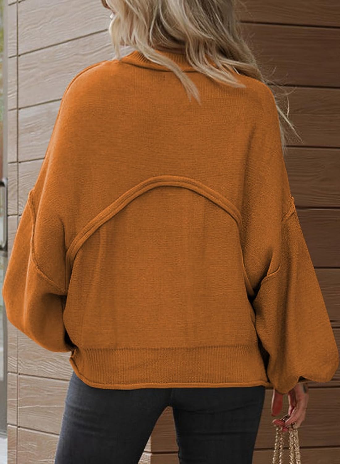 ランタンプルオーバーセーター