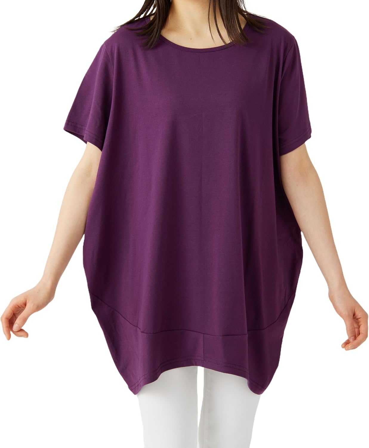 コクーンチュニックドレス