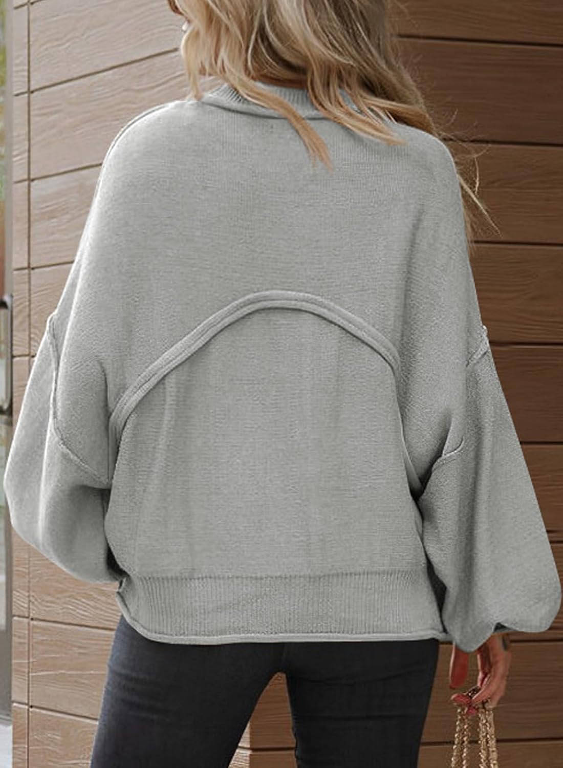 ランタンプルオーバーセーター