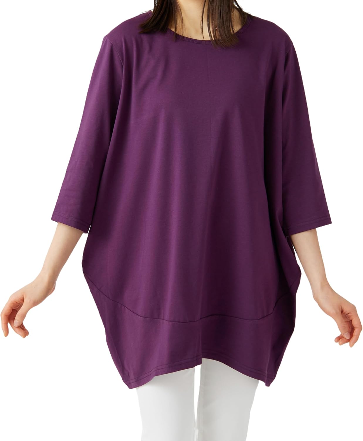 コクーンチュニックドレス