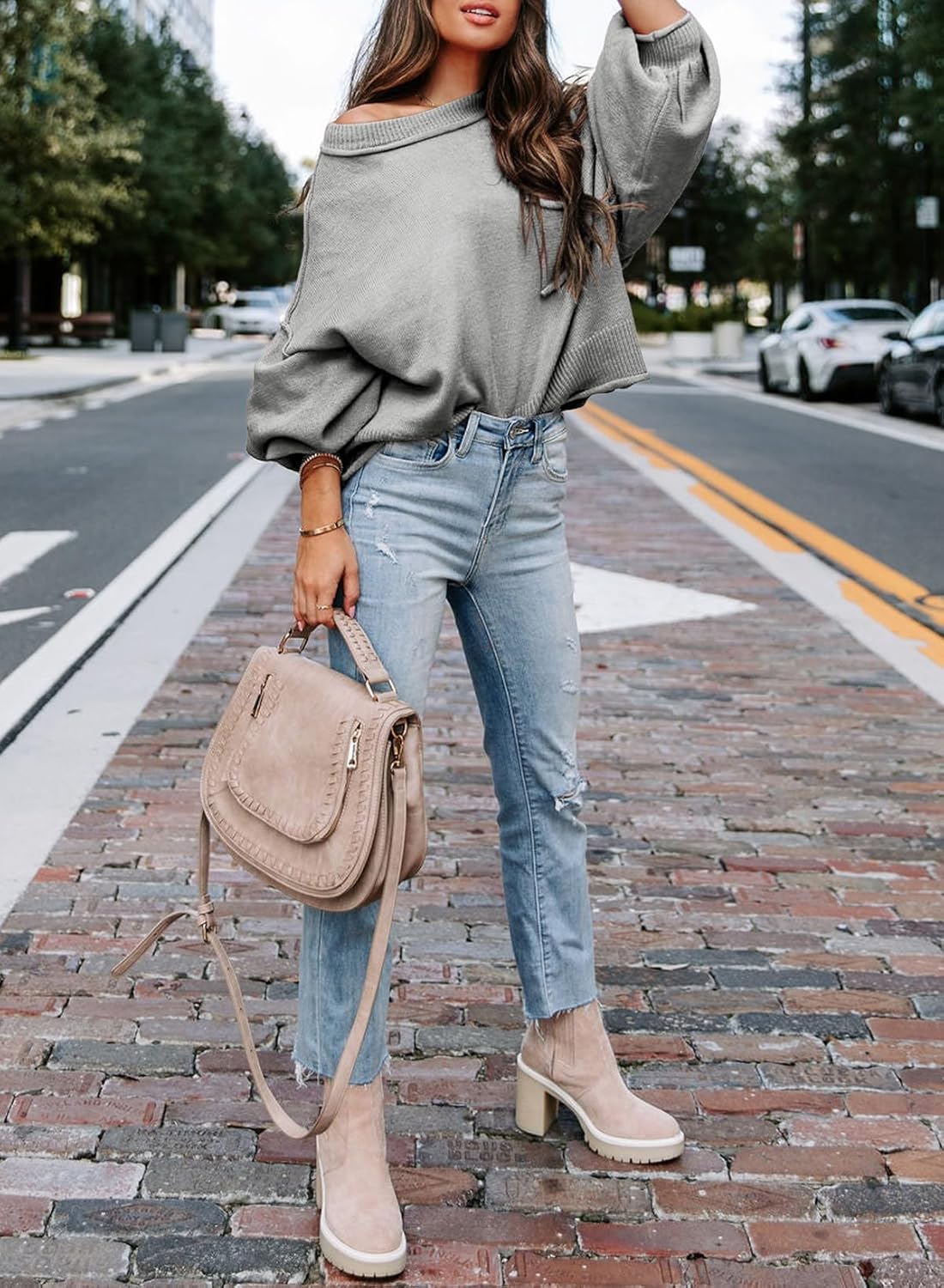 ランタンプルオーバーセーター