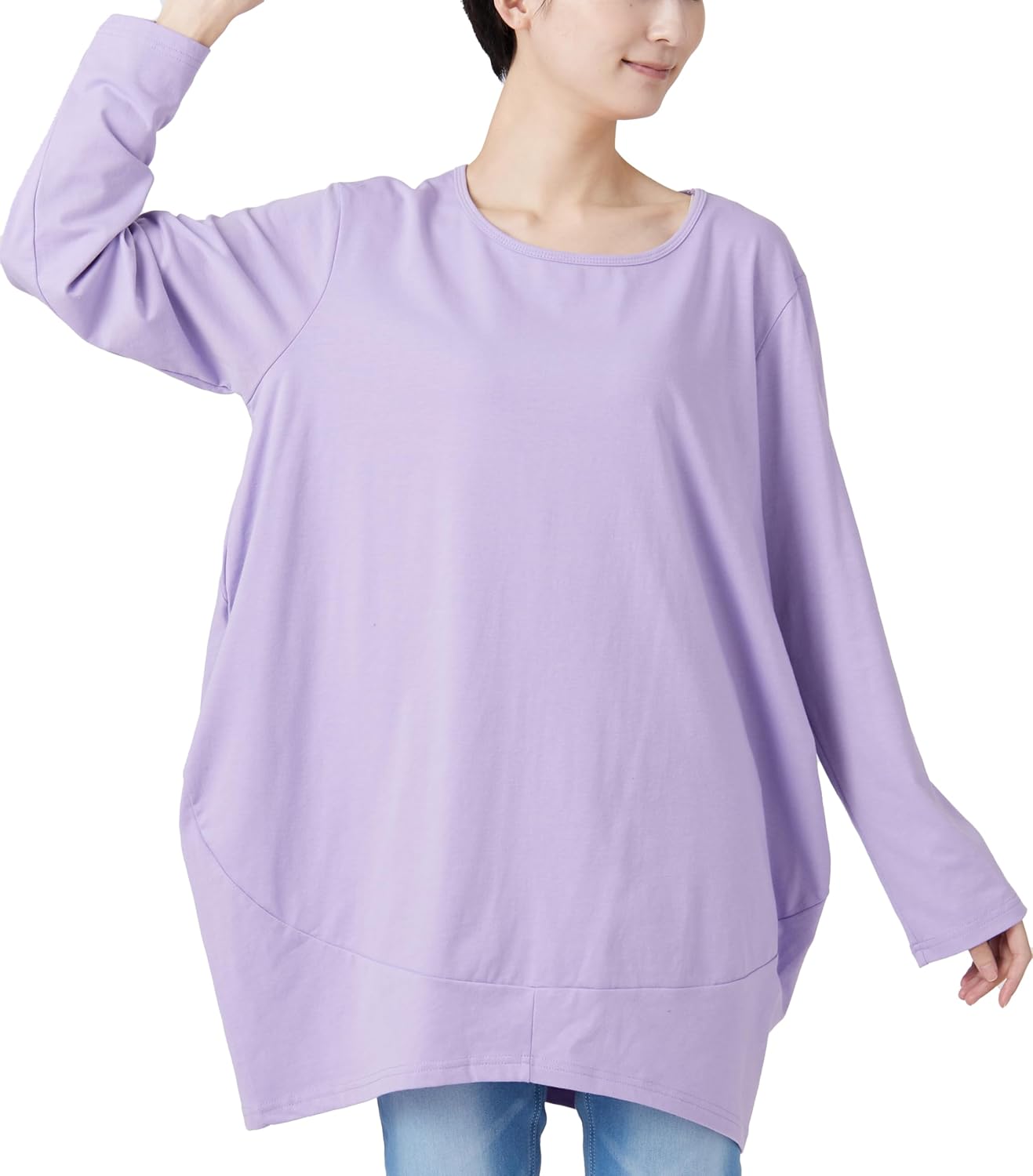 コクーンチュニックドレス