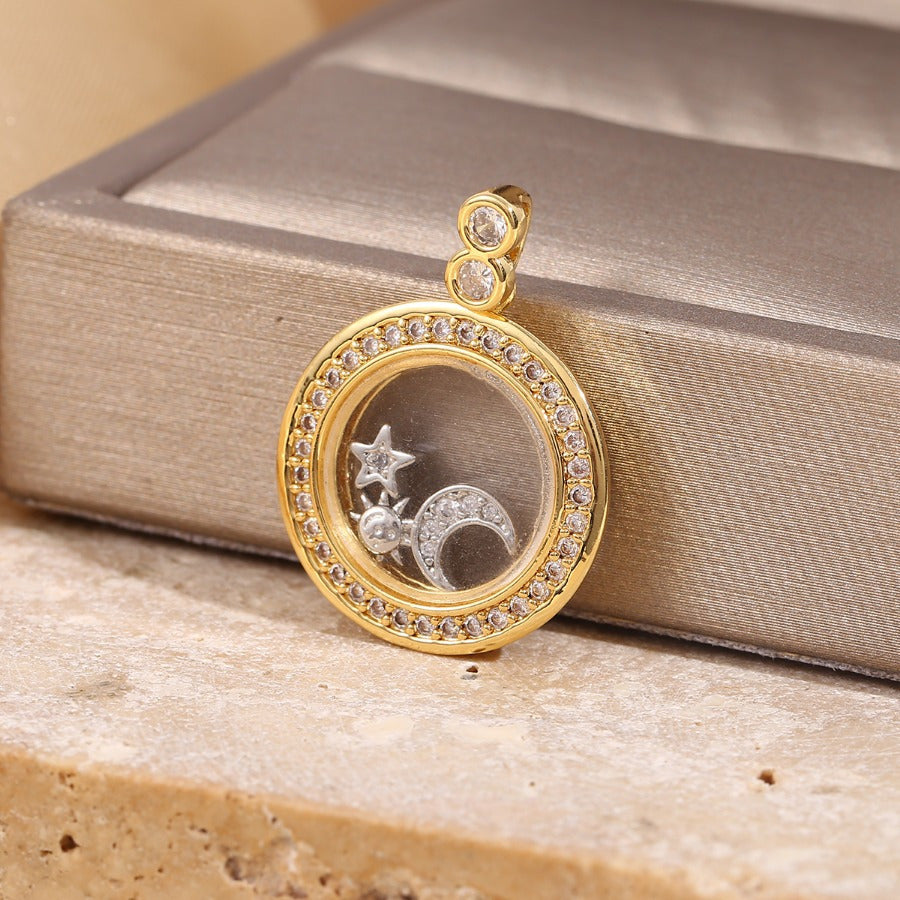 星空プラネットペンダントネックレス