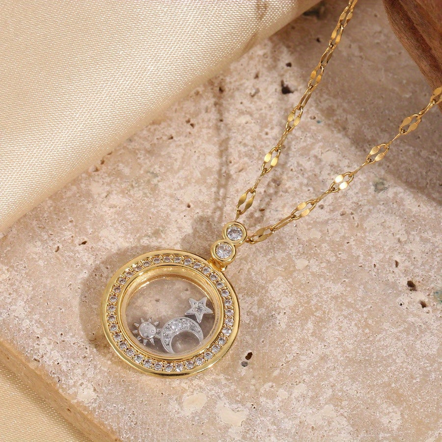 星空プラネットペンダントネックレス