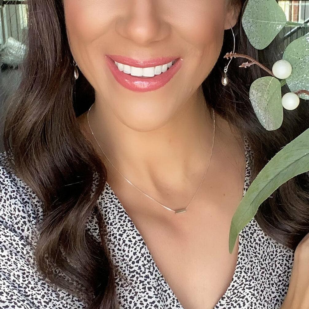 シンプルバー ネックレス