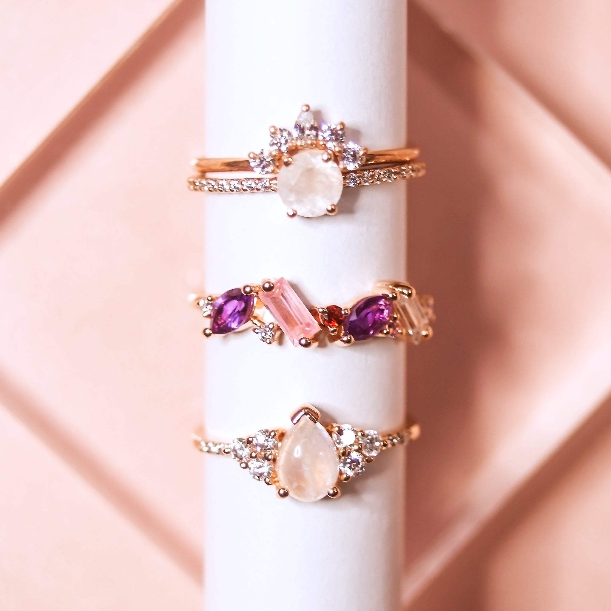 レインボー フェアリー リングセット