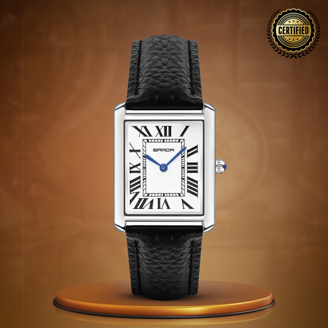 カップル用スクエアダイヤル腕時計