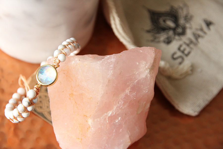 Hikaru | Howlite Opal Charm