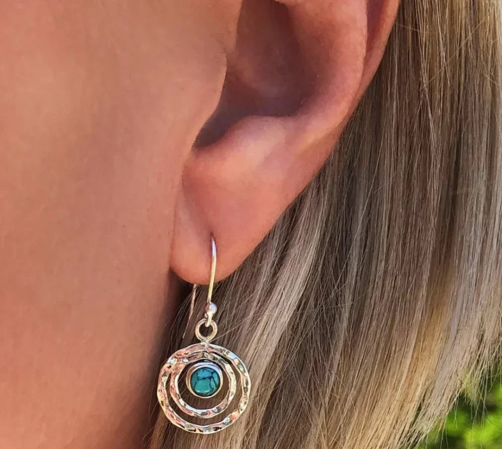 ボヘミアンターコイズピアス