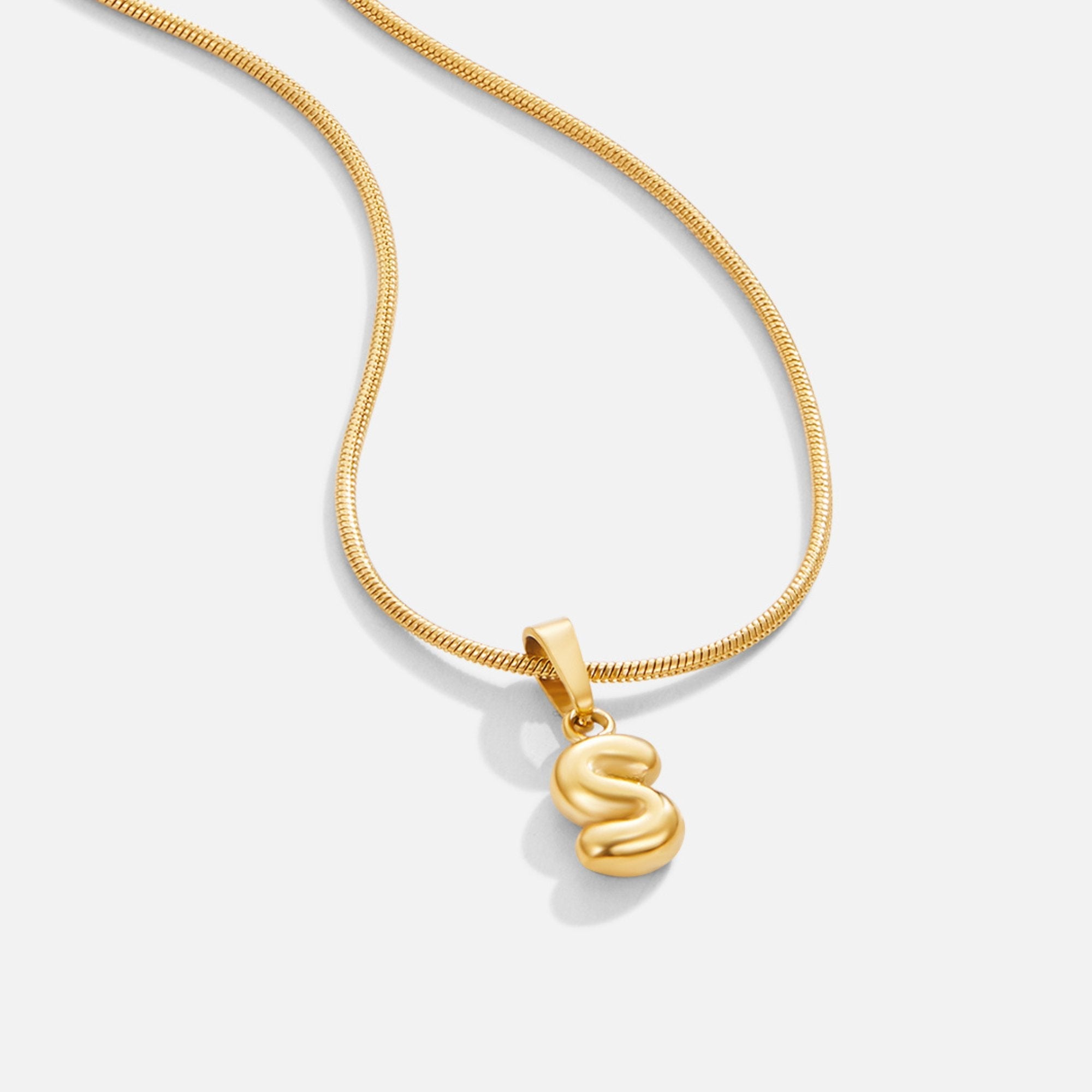 Bubbela | Letter Charm Necklace