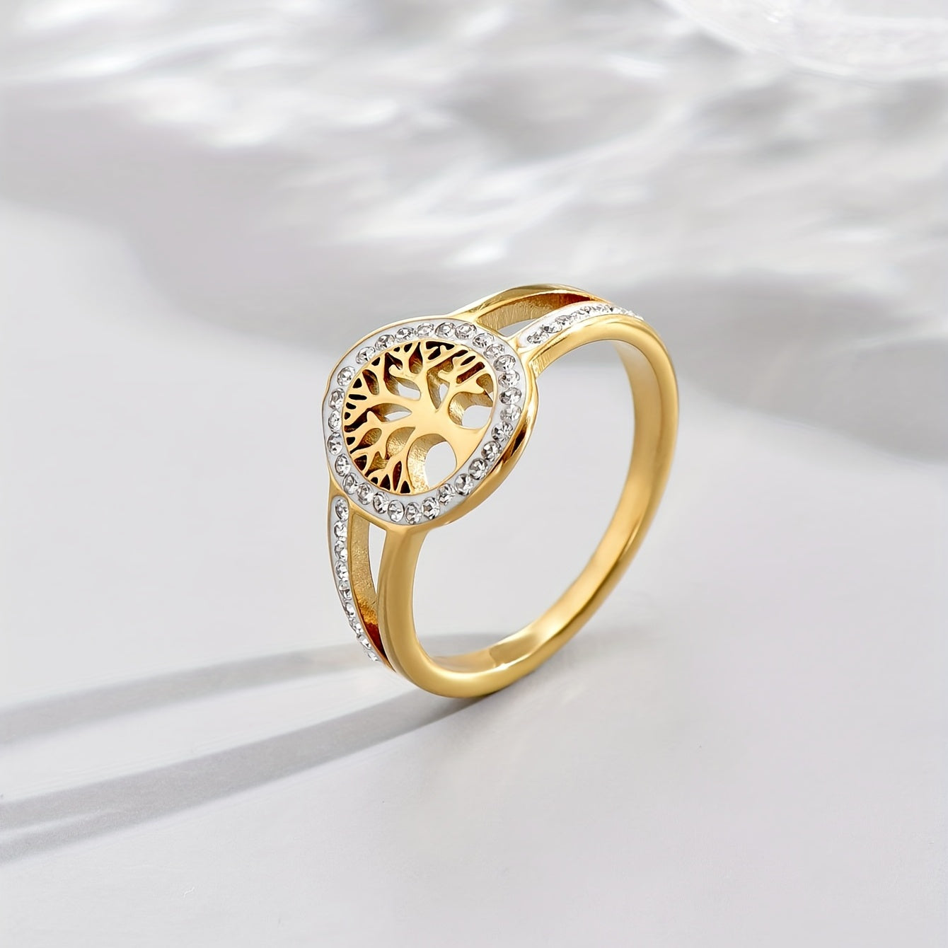 メンズ ツリーパターン リング