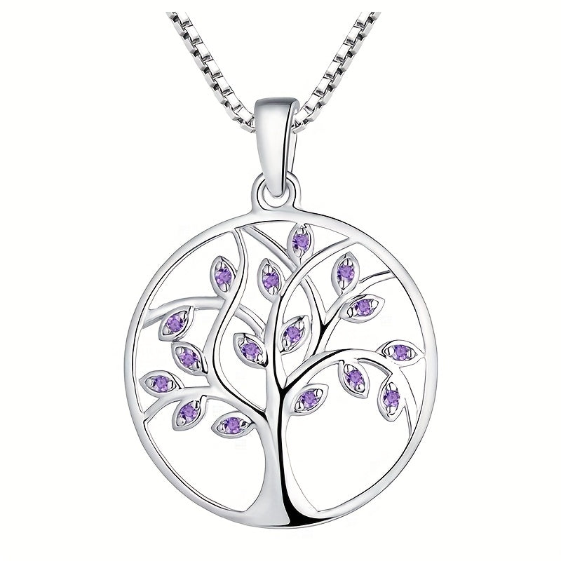 カラフルラインストーン ツリーネックレス