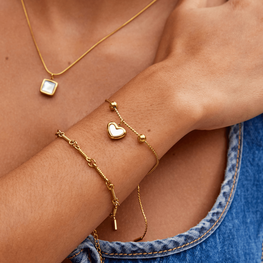 Amora | Heart Link Bracelet