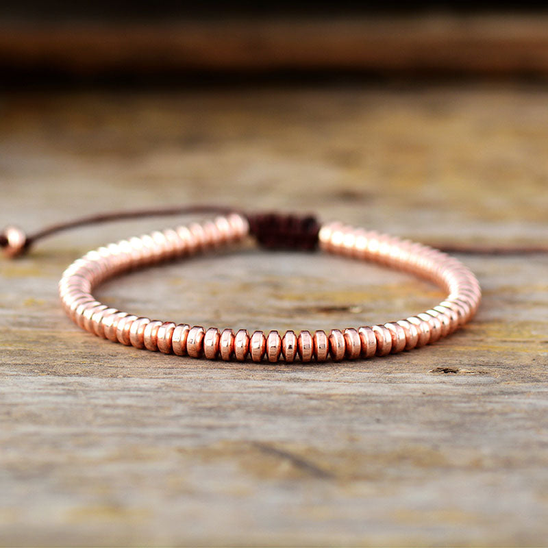 ヘマタイトストーンブレスレット