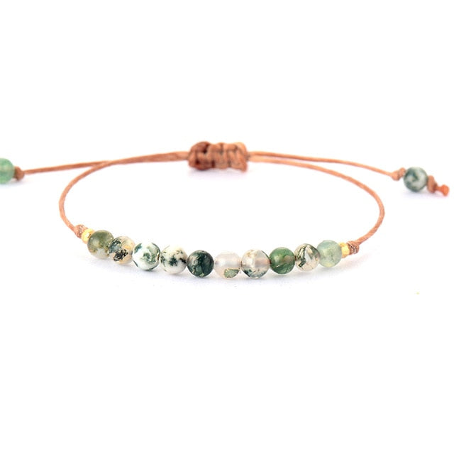 ボヘミアンビーズブレスレット