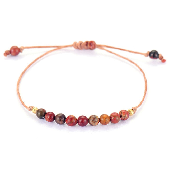 ボヘミアンビーズブレスレット