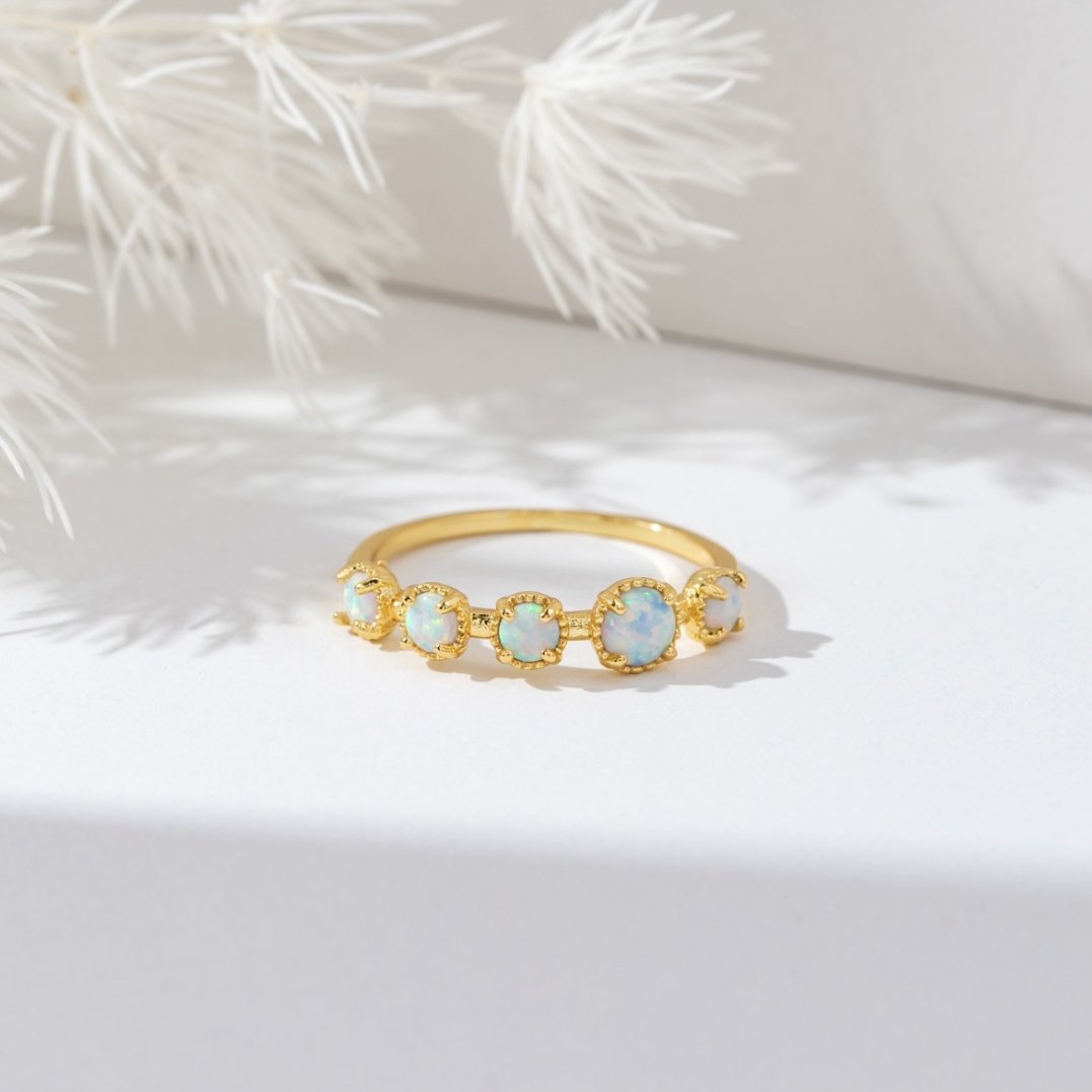Elara | Opal Glow Ring