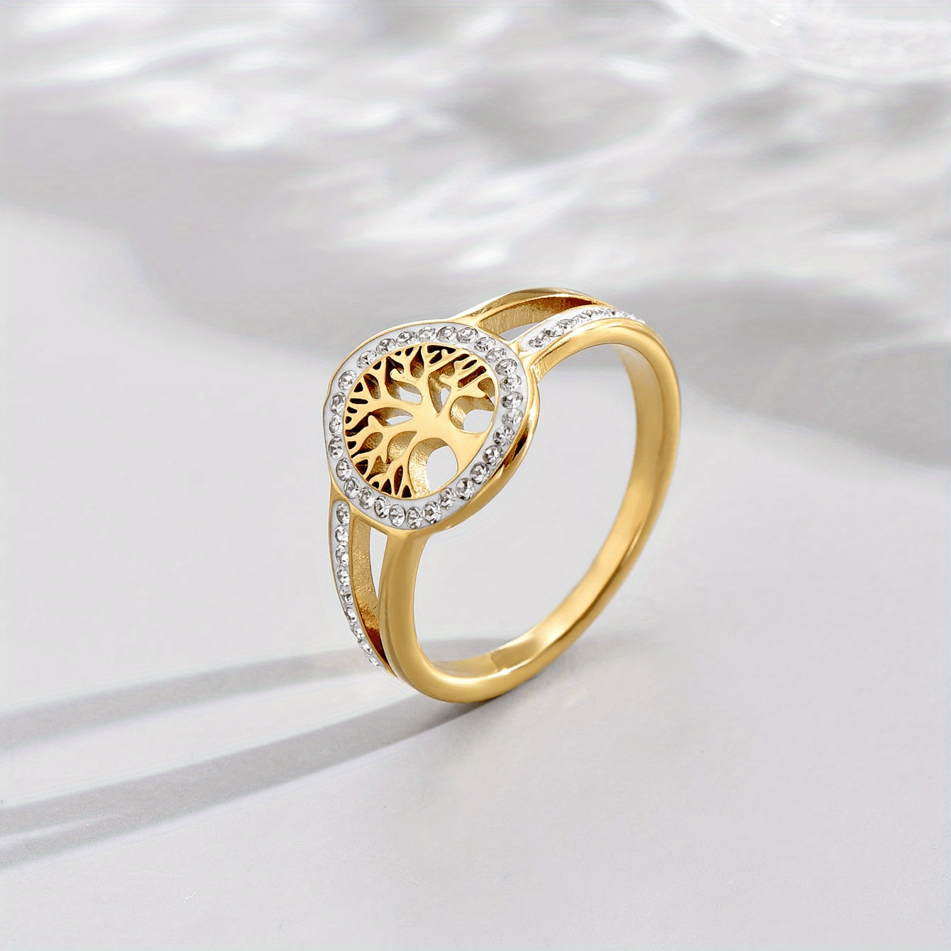 メンズ ツリーパターン リング