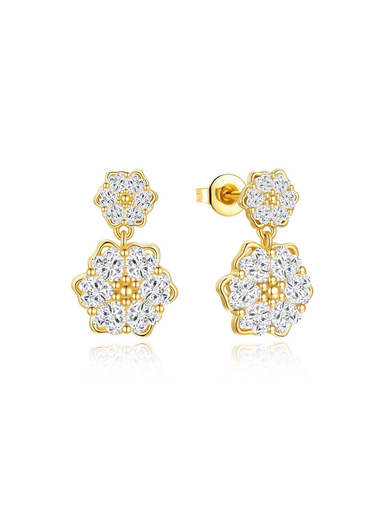 フローラルラブ ジルコンピアス